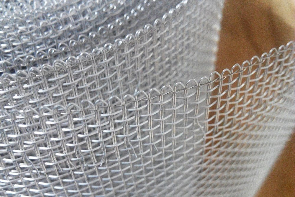 18× 16 Aluminum Bright Finish Woven Wire Netting for Insect Screen Mesh Windows and Doors