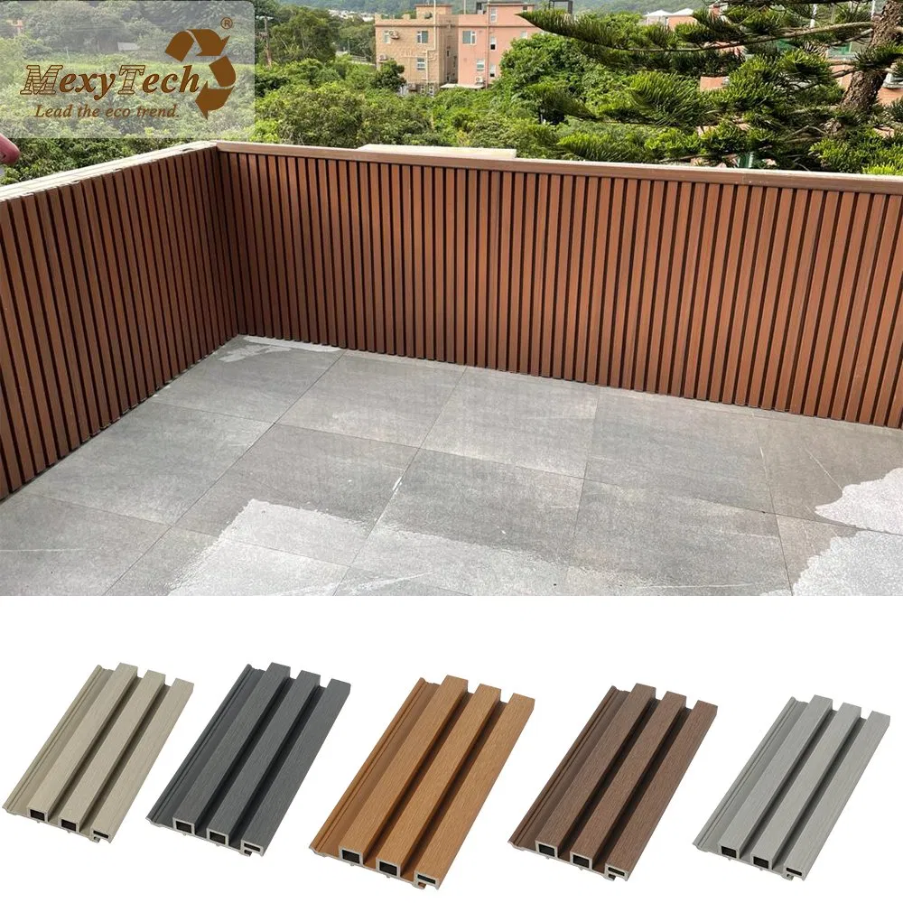 Hot Sale Waterproof WPC Wall Cladding Board Outdoor Building Exterior Decoration Wood Plastic Composite Wall Panel