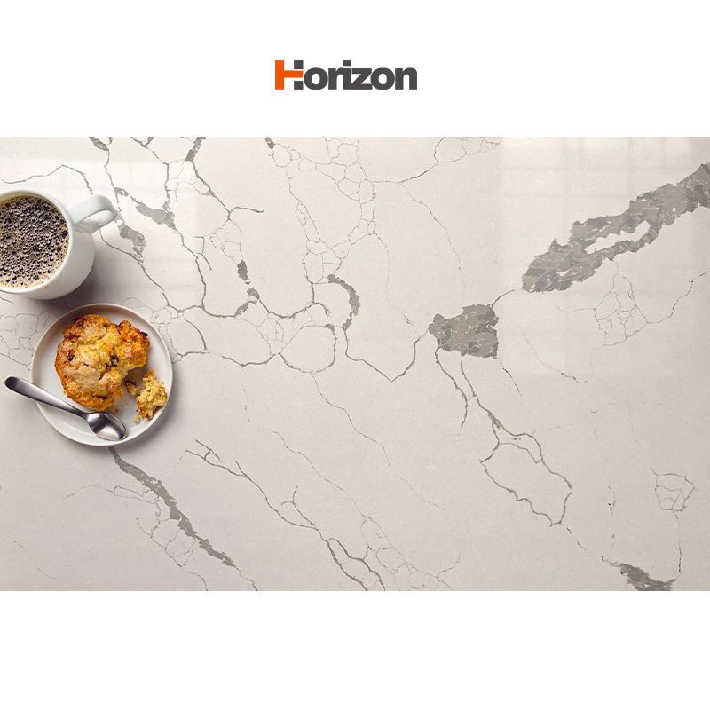 Calacatta Quartz Stone Slabs for Countertops Floor Piedra De Cuarzo Stellar 1.5/1.8/2/3cm
