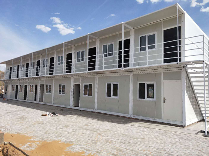 2 Storey Container House Building Mobile House Quick Installation Homes Foldable Container House Prefab House