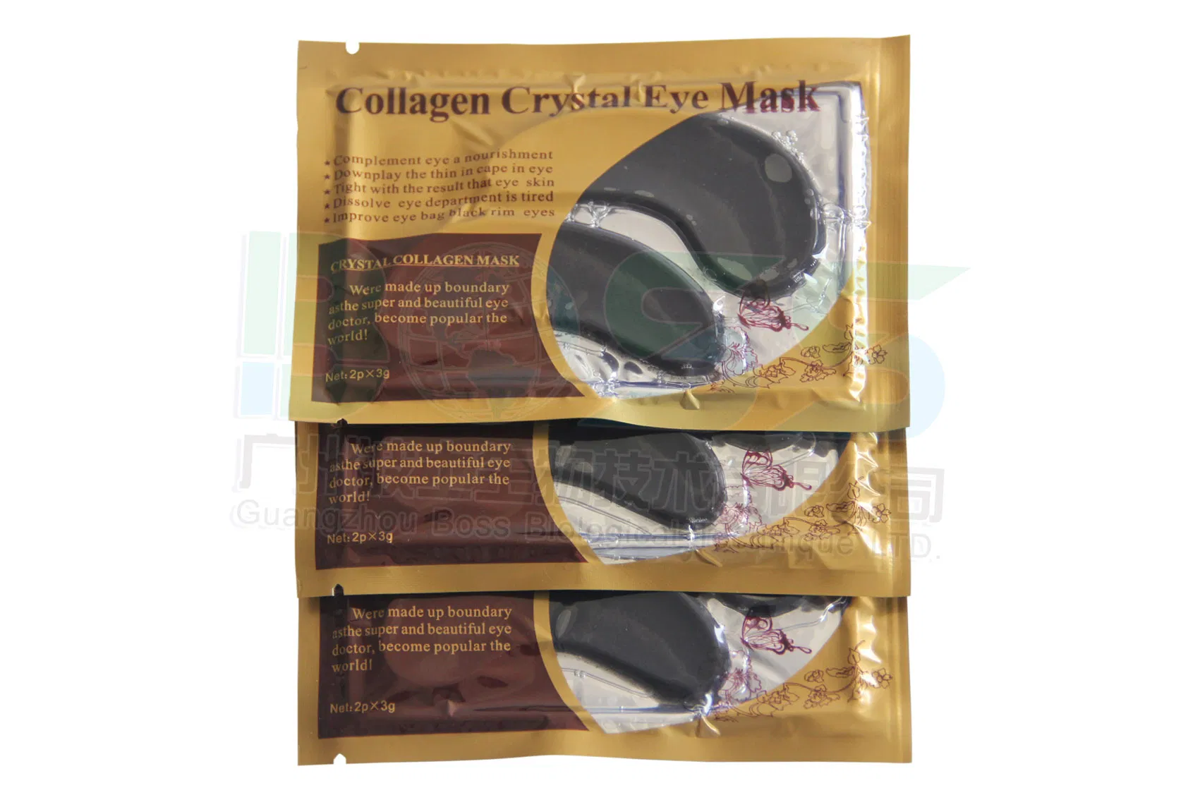 Crystal Collagen Eye Mask 3D Eye Mask Wholesale Eye Mask for Puffy Eyes (OEM / OBM/ ODM)