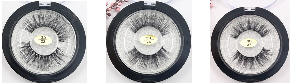 3D Mink Eyelashes Natural Long False Lashes Full Strip Lashes