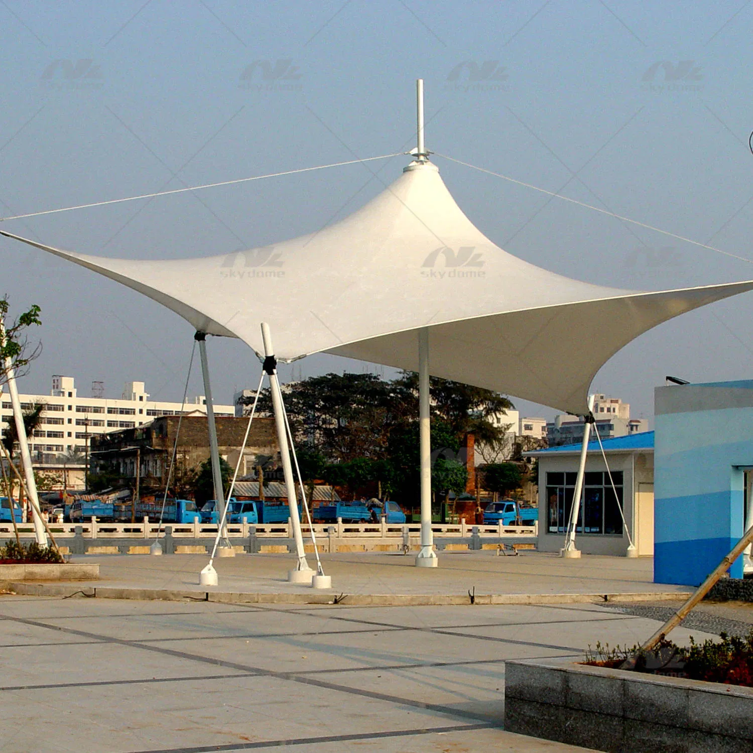 High Strength Tensile Membrane Structure for Landscape