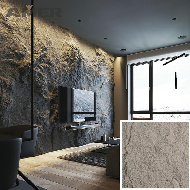Lightweight PU Stone Panel Wall Artificial Polyurethane Stone Panel PU Faux Stone