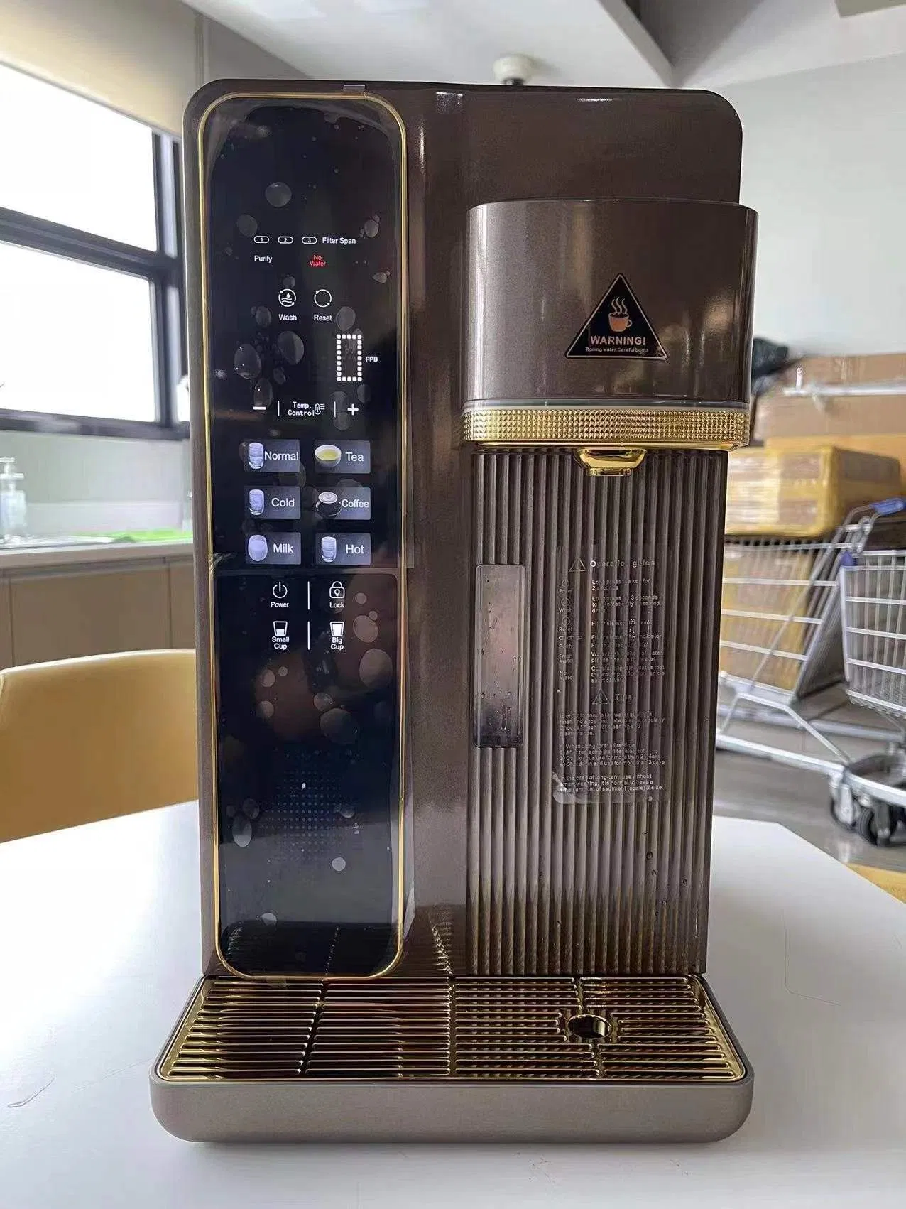 Korea Design Hydrogen Water Purifier Hot Cold Water Dispenser Reverse Osmosis Water Filter System