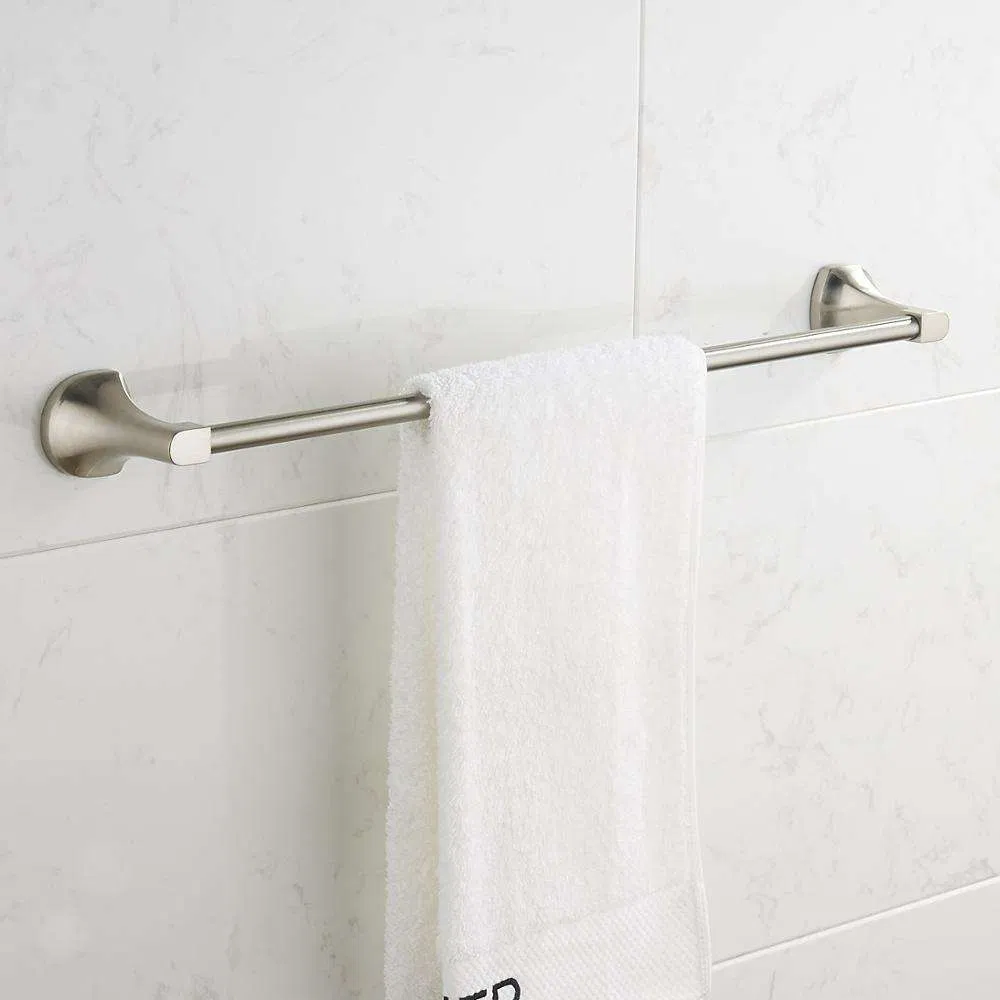 Wall Mounted Zinc Alloy Brushed Nickel Bathroom Accessory Set