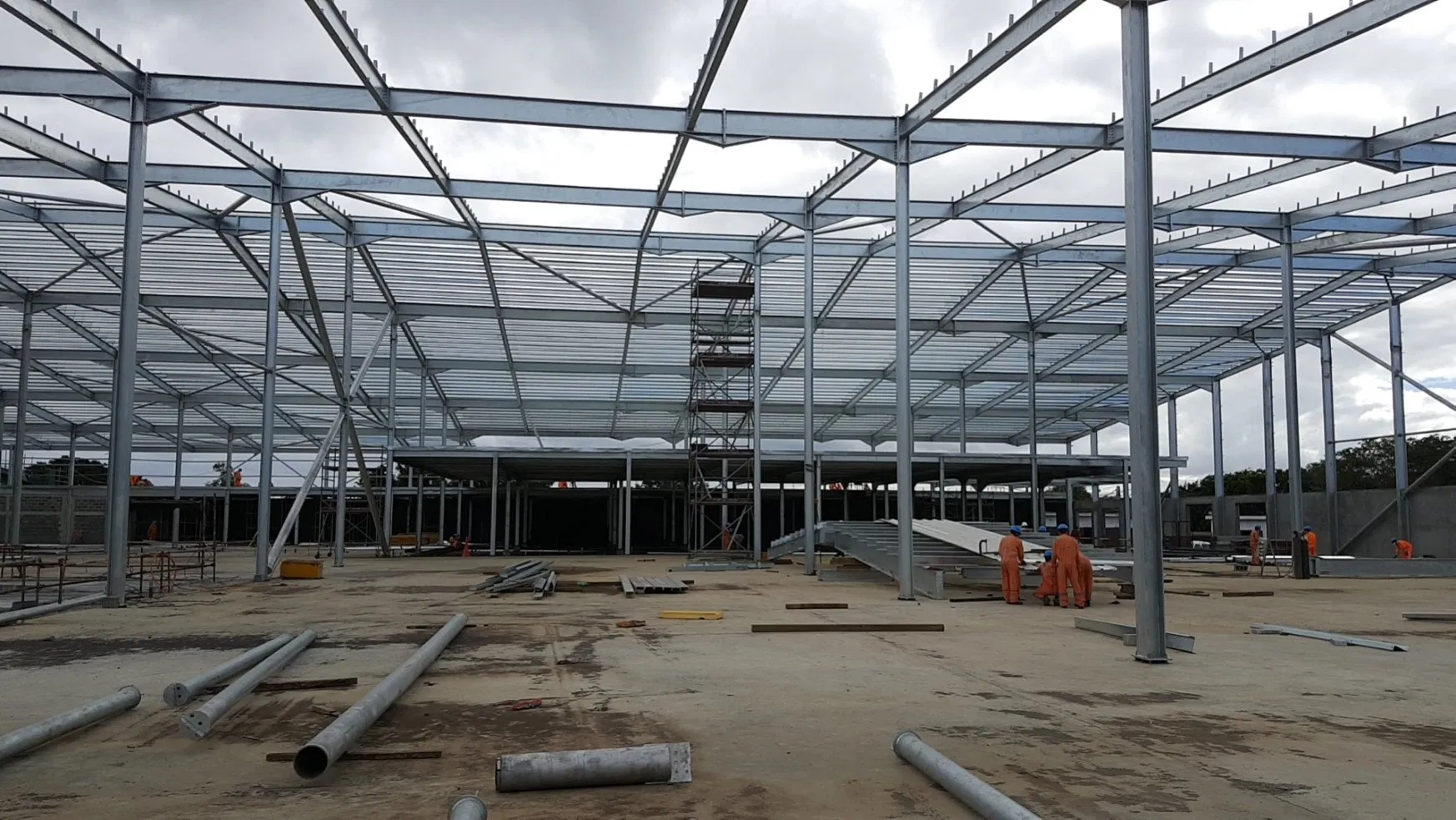 Prefabricated Steel Structure Frame Supermarket