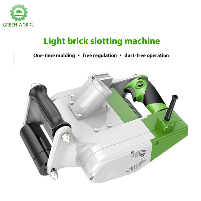 Electric Concrete Wall Chaser with 25mm Blade Dust-Free Cutting Machine