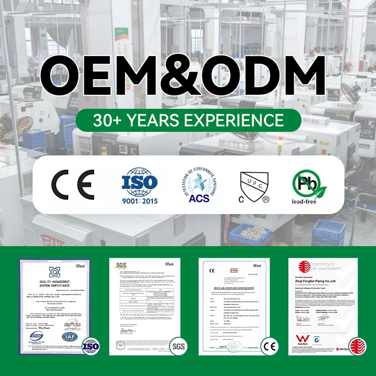 Ifan Factory Price Manual High Temperature OEM Water Threaded Brass Plastic PPR Ball Valve