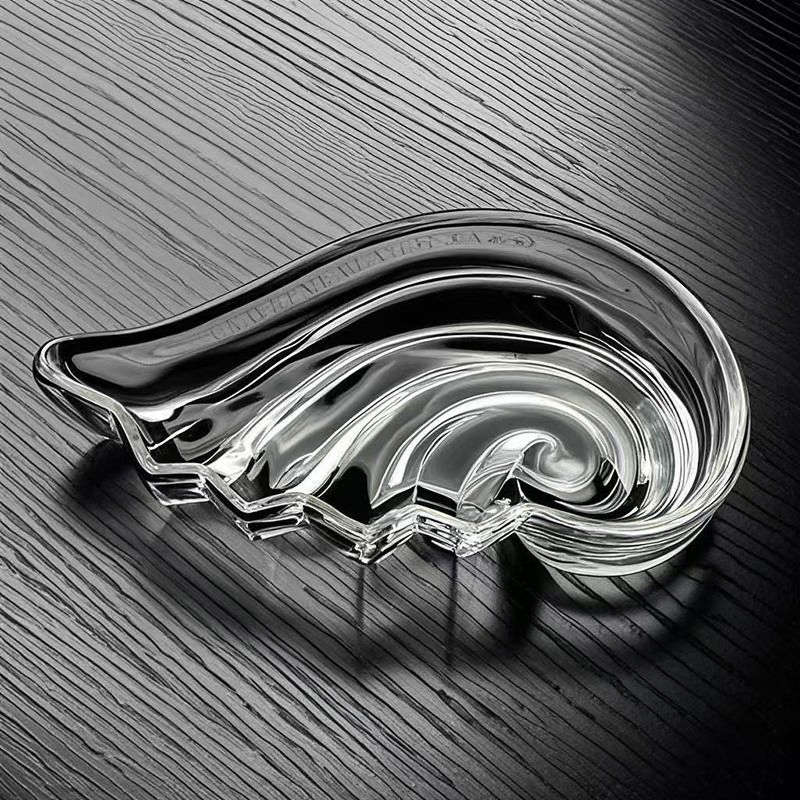 Customized Clear Glassware Home Dish Flat Glass Plate Decorative Glasses Fruit Plate