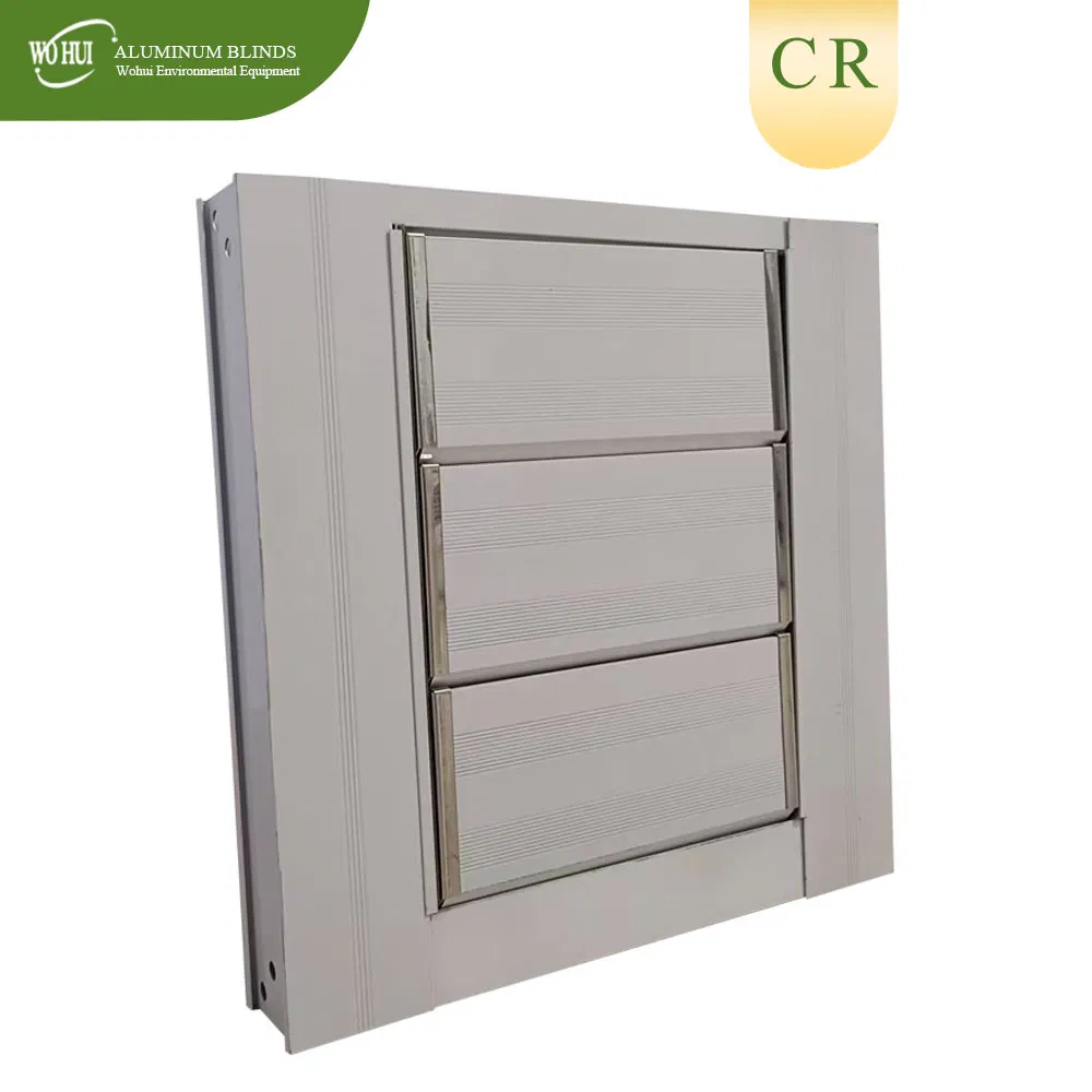 Heavy-Duty Aluminum Louver Blinds Windproof Corrosion-Resistant for Balconies