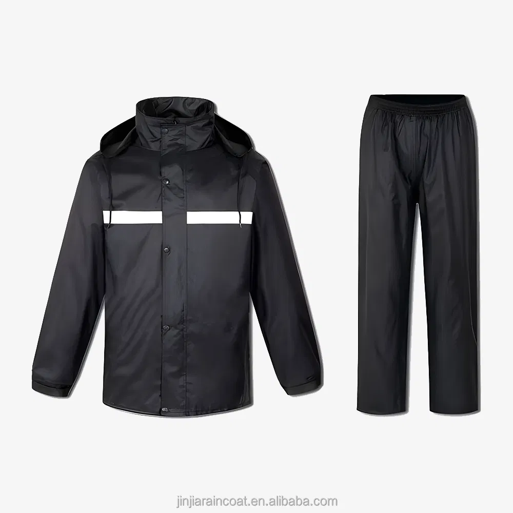 Adults Men Impermeable Rain Suit Waterproof Work Wear Raincoat for Motorcycle Fishing