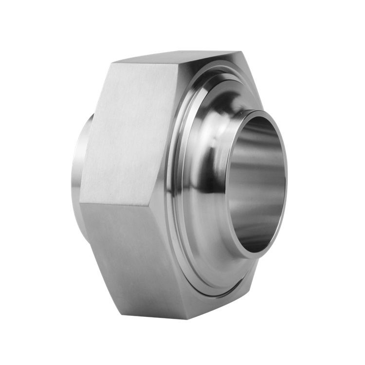 3A/SMS/DIN Sanitary Stainless Steel 304/316 Pipe Fitting Union Coupling Fitting