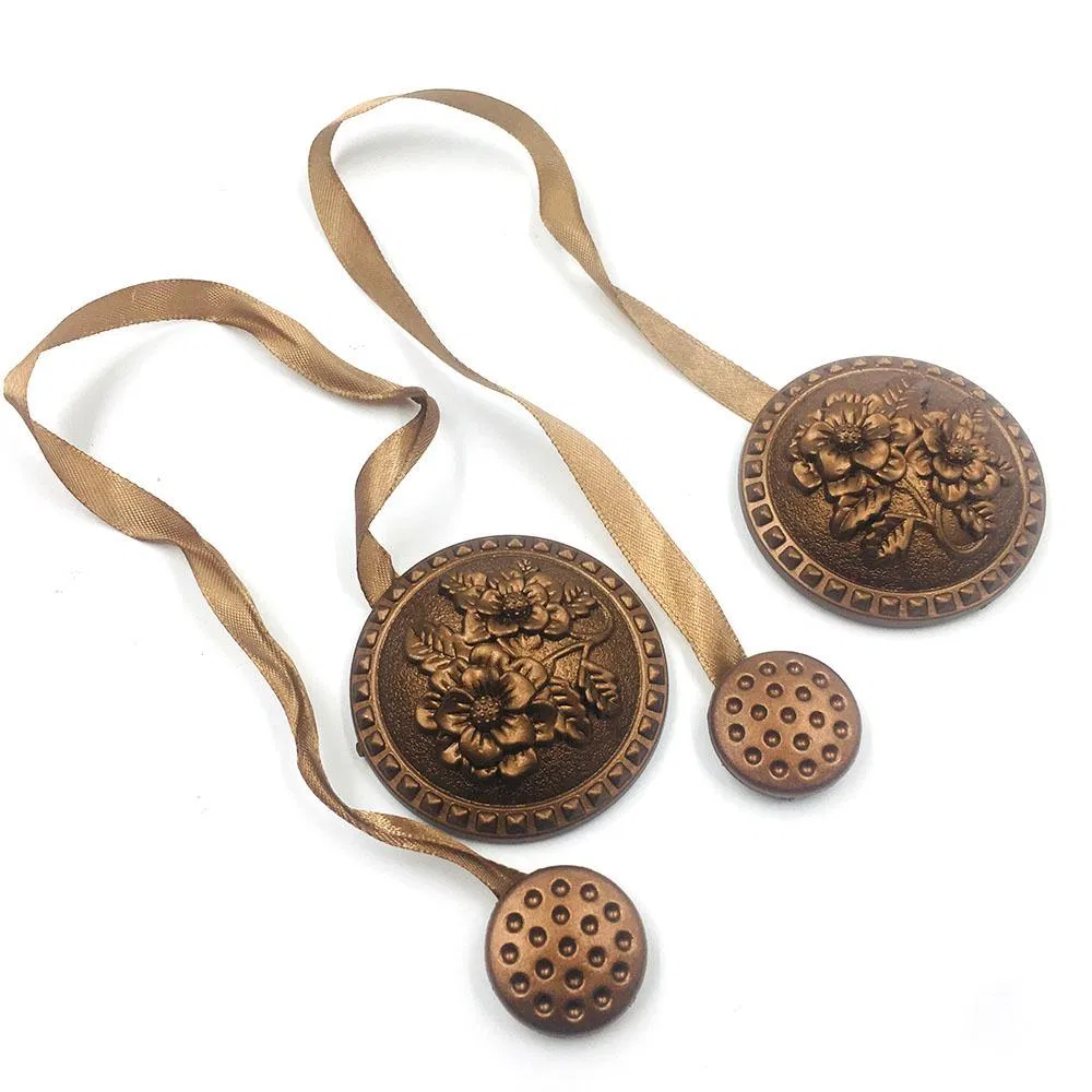 Home Furniture Decorative Magnetic Curtain Tiebacks Wicker Magnetic Curtain Tiebacks