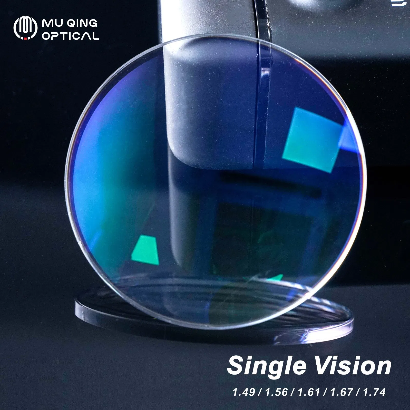 Photochromic Optical Lens 1.56 Photo Gray Single Vision Hmc Eyeglasses Lens