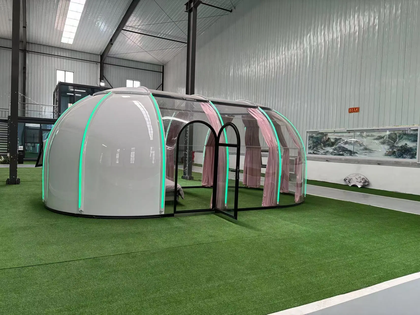 The Starry Sky Roof Wind Hotel Coffee Shop Outdoor Starry Bubble Luxury House