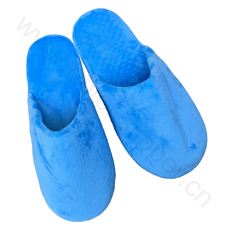 Plush Velour Slippers with Comfortable EVA Sole for Cozy Relaxation