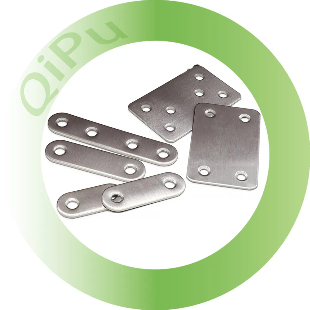 Custom 304 Stainless Steel Furniture Flat Mending Repair Plate Corner Brace Code