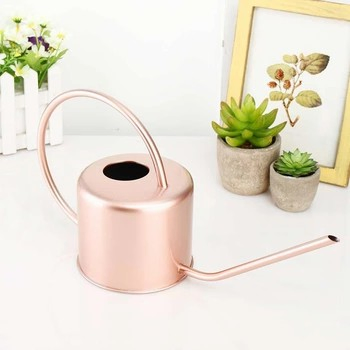 Stainless Steel Watering Can Pots Long Mouth Watering Can Pot Flower Plants Perfer for Sprinkling Tools for Garden Supplies