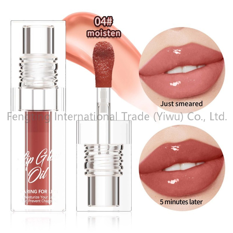 Wholesale Nourishing Long-Lasting Moisturizing Fade Lip Wrinkles Enhance Complexion Color Change Lip Gloss