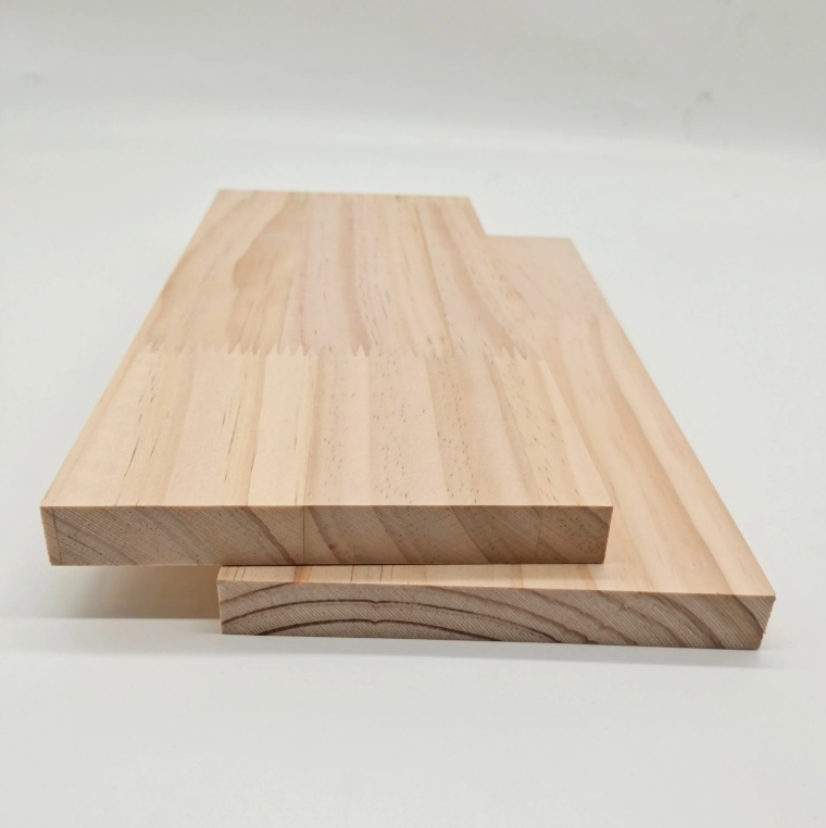 Eco-Friendly Materials Paulownia/ Pine Solid Wood Finger Jointed Board