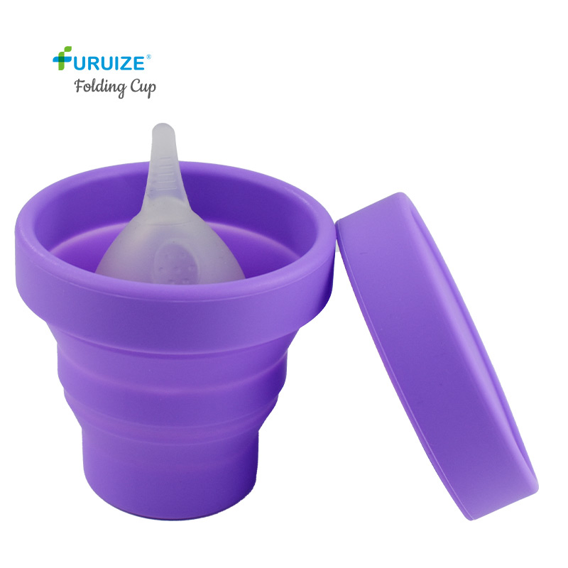 Furuize Custom Logo Reusable Menstrual Disc Sterilizer Portable Menstrual Cup Disinfection Box