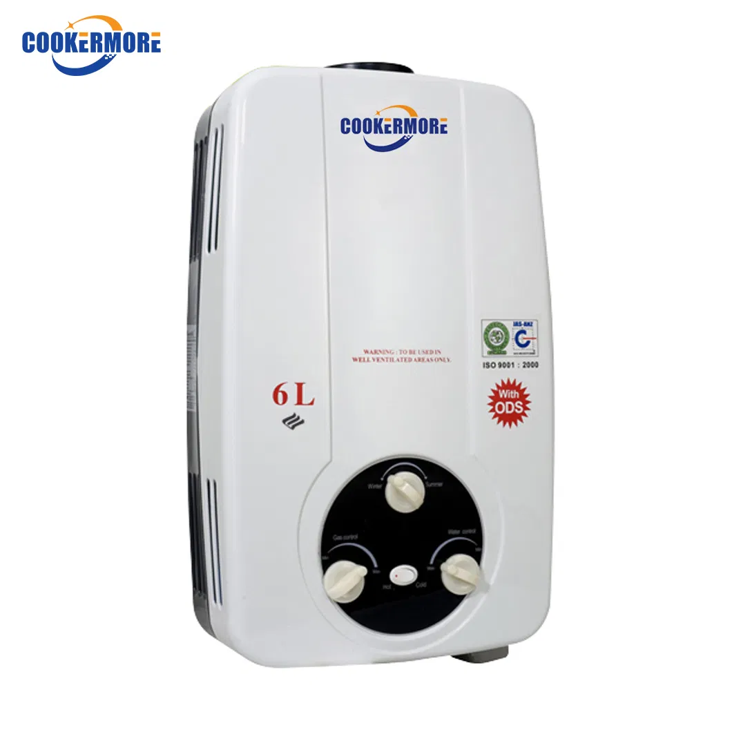 Hot Selling Colorful Indoor Connector Safety Propane Low Water Pressure Prices Gas Geyser Hot Water Heater for Shower