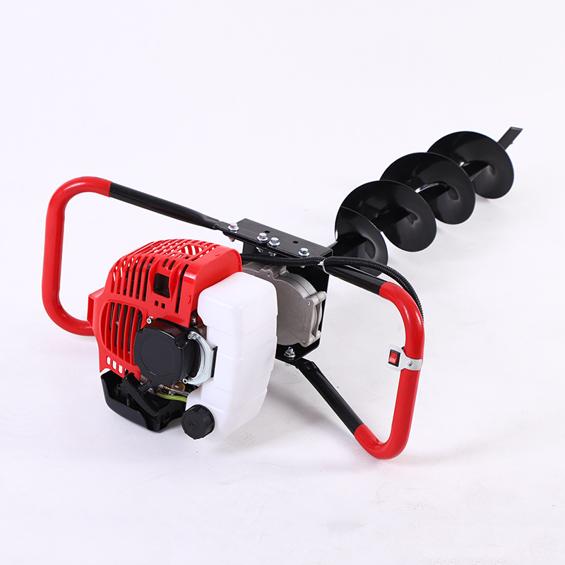 Professional Gardening Tools 52cc Gas Earth Auger Gasoline Digging Holes Drill
