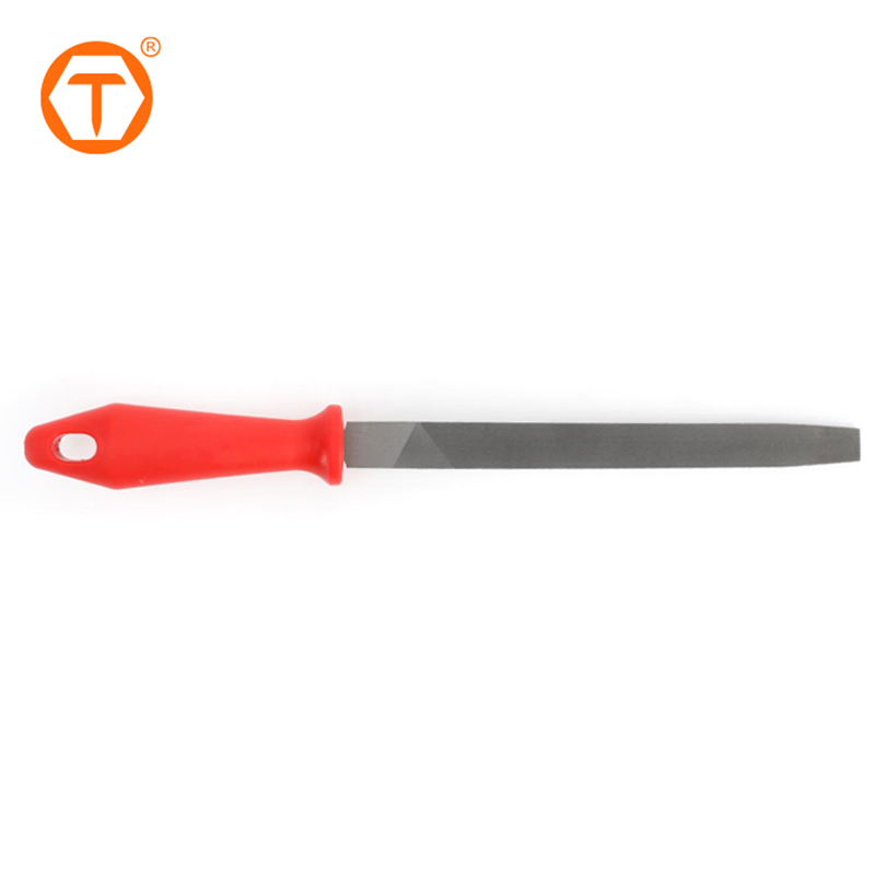 Steel Metal Knife Hand Flat Bastard Tool Files Rasps with Plastic Handle