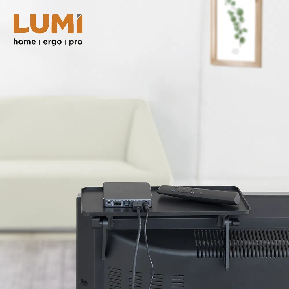 Kickstand-Style TV Media Shelf Screen Top Shelf