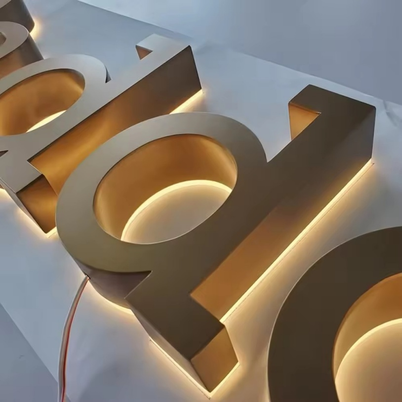 High Quality 3D Logo Office Business Wall Sign Board Signage 3D Channel Letter Sign