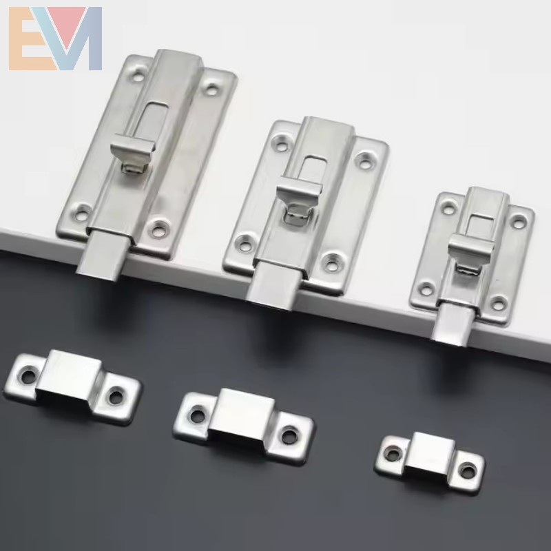 High Quality Security Stainless Steel Toilet Door Bathroom Aluminum Window Latch