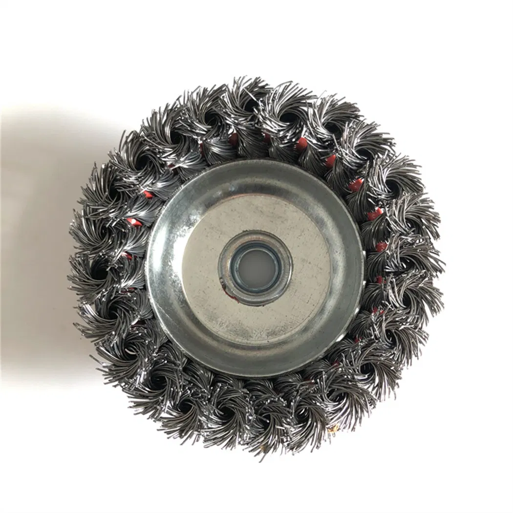 Стальная чашечная щетка Twisted Wire Bowl 2.5-6 дюймов M10/M14