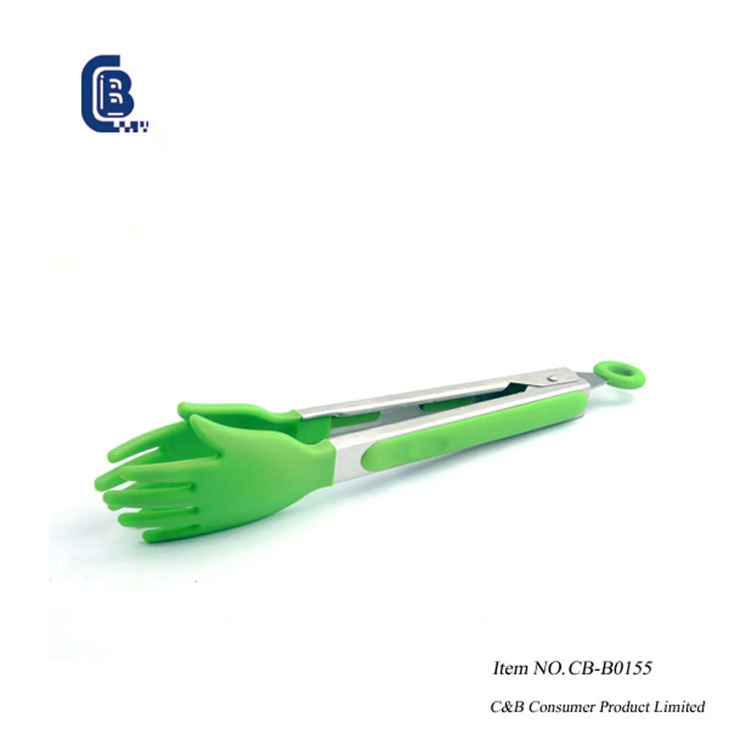 9" Silicone Locking Food Tongs - Kitchen Cooking, Serving & BBQ Grill Tool