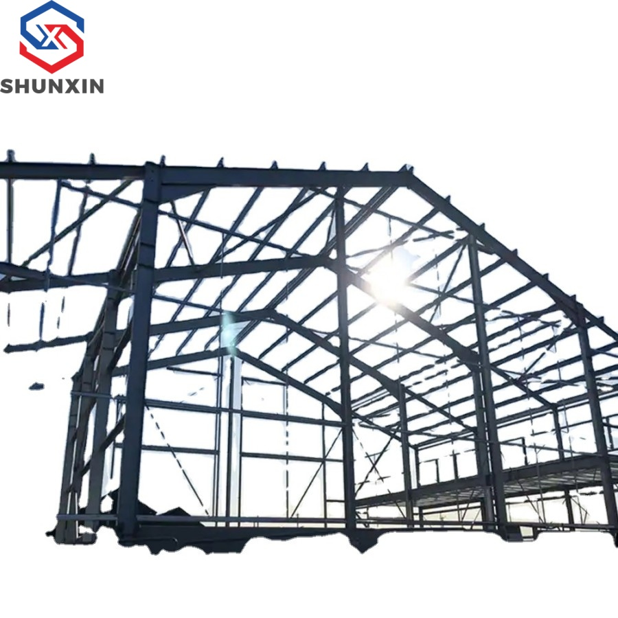 Prefab Durable Galvanized Construction Workshop Building Shed Steel Structure Warehouse