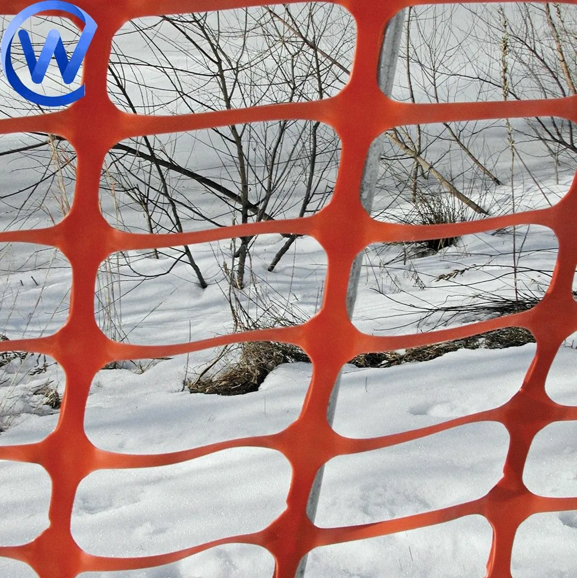 Plastic Barrier Fencing Mesh Orange Safety Net Snow Fence 1mx50m