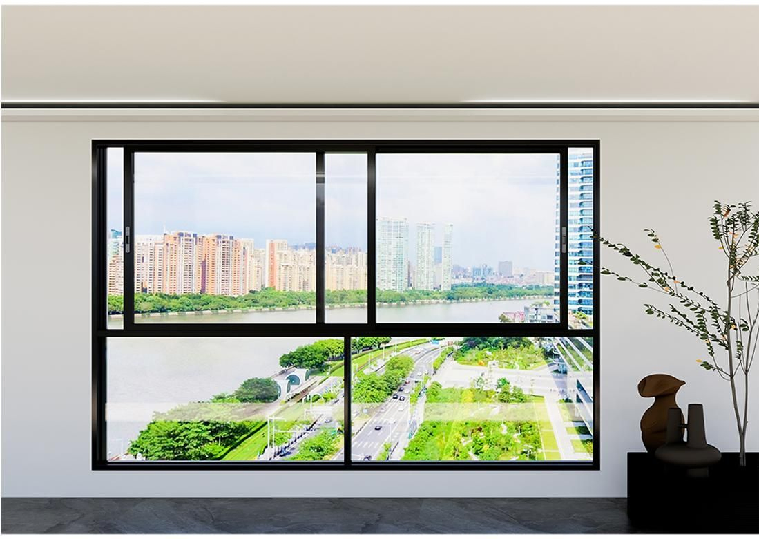 Aluminum Profile Manufacture Casement Window. by ISO 9001, Suitable Forresidential Office Building Office, Customized Part Factory Price