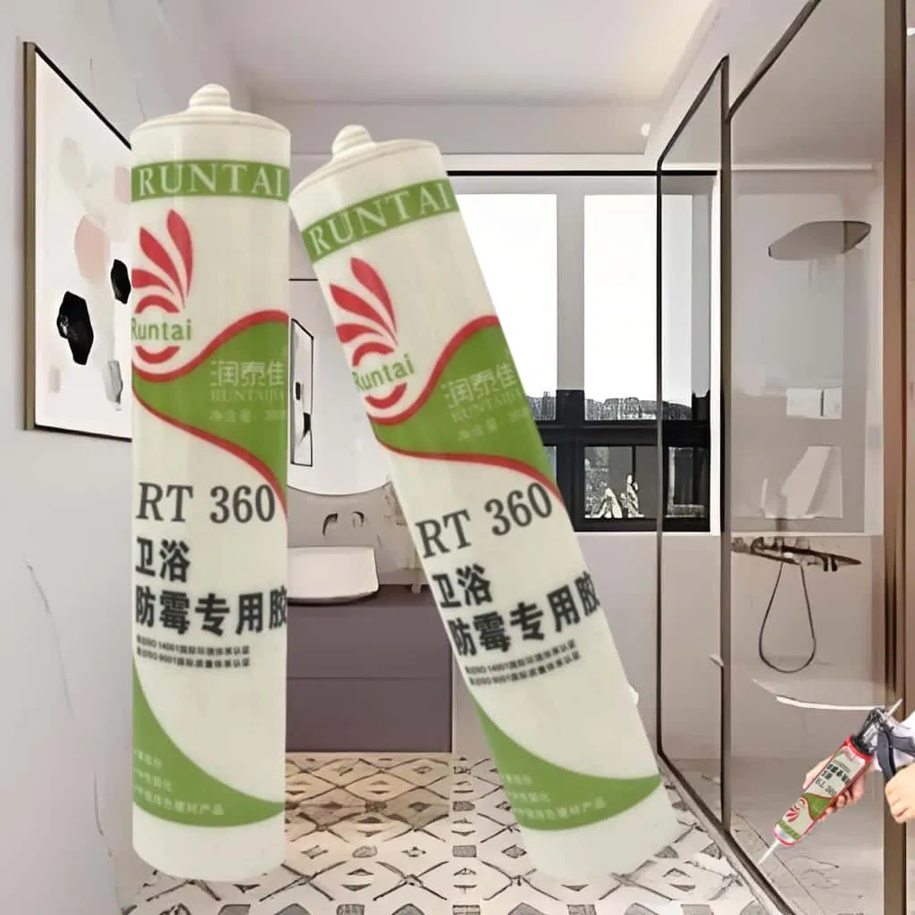 Runtai Best Sell Single Component Mildew Proof Waterproof Silicone Sealant for Sanitary