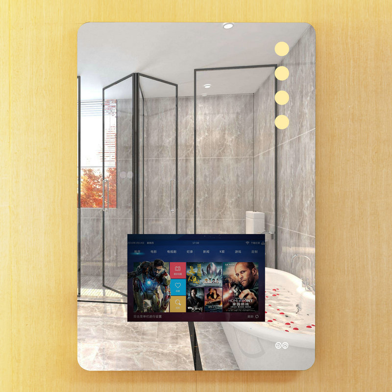Waterproof Hotel Project Bathroom LED/LCD TV Mirror LED Smart Mirror TV