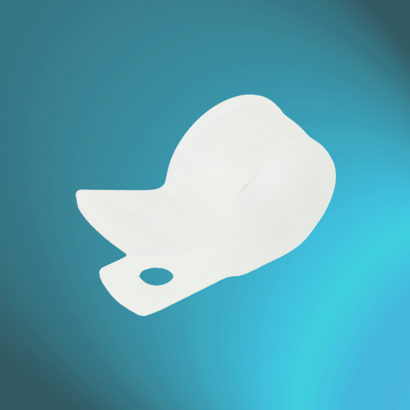 Chinese Direct Factory R Type Plastic Nylon PA66 Cable Clamps