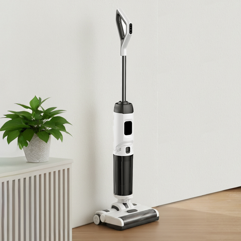 High-Quality Custom Wireless Vertical Vacuum Cleaner with Fast Hot/Cold Air Drying for Wet and Dry Floors