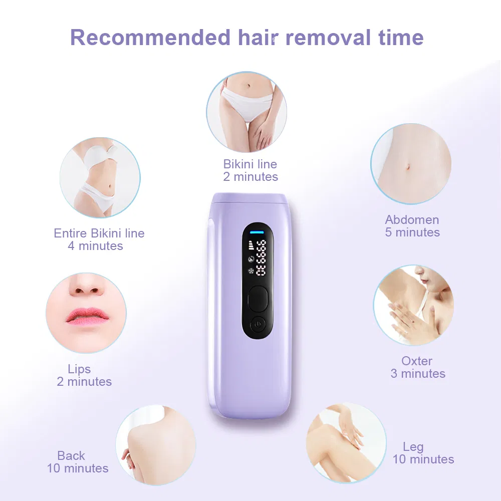 Permanent Hair Reduction Bikini Line Hair Removal Machine for Home Use