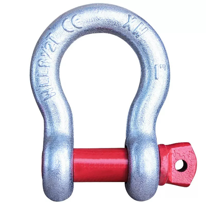 Hot Sale D Shape Industrial 36*24*12cm China 3/4 Shackles Tri-Circle Long Shackle