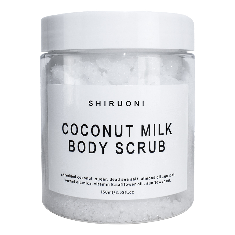 Private Label Vegan Sugar Coconut Rose Exfoliating Organic Fruit Salt Body Scrubs