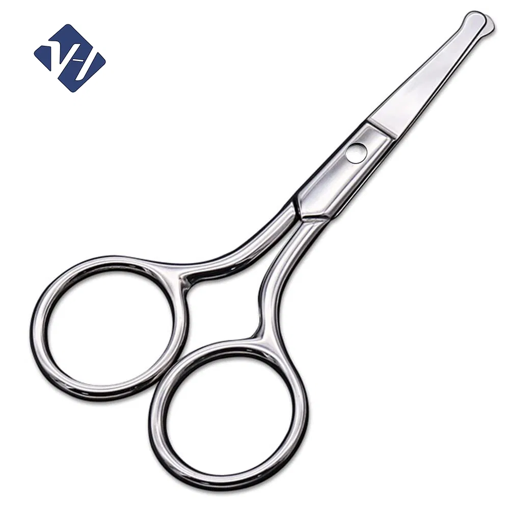 Professional Grooming Scissors for Hair, Eyelashes, Nose, Eyebrow Trimming, Mustache