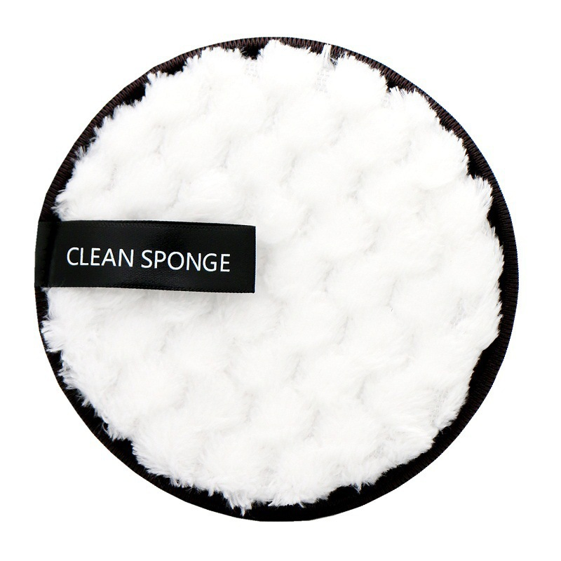 Reusable Microfiber Makeup Remover Sponge Facial Cleansing Pad Cosmetic Powder Puff