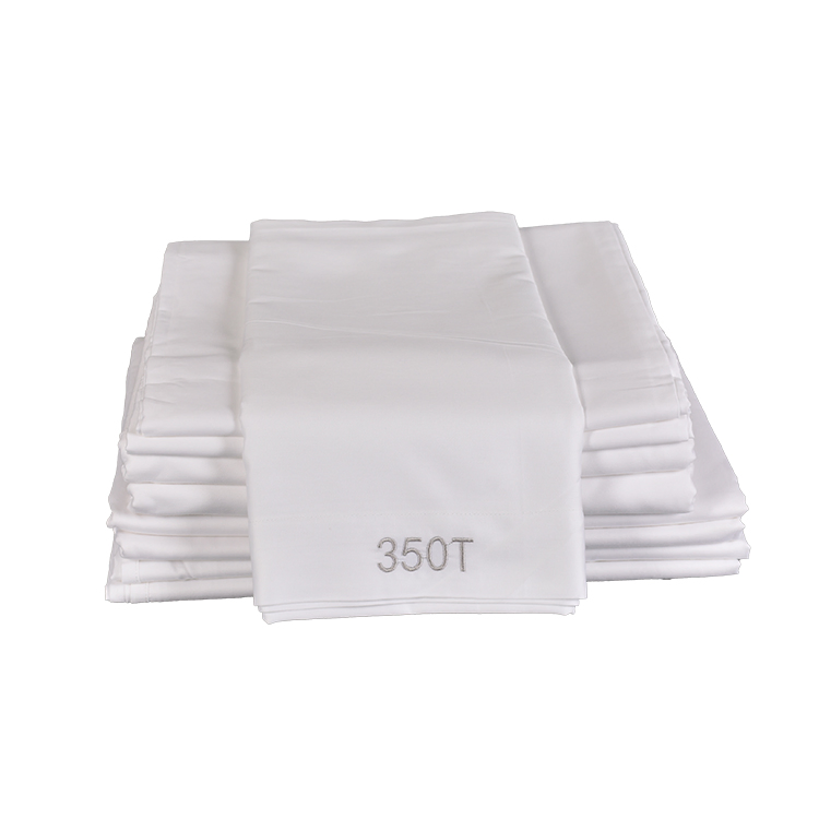 Hotel Queen Size Soft White 100 Cotton Bed Sheets Set