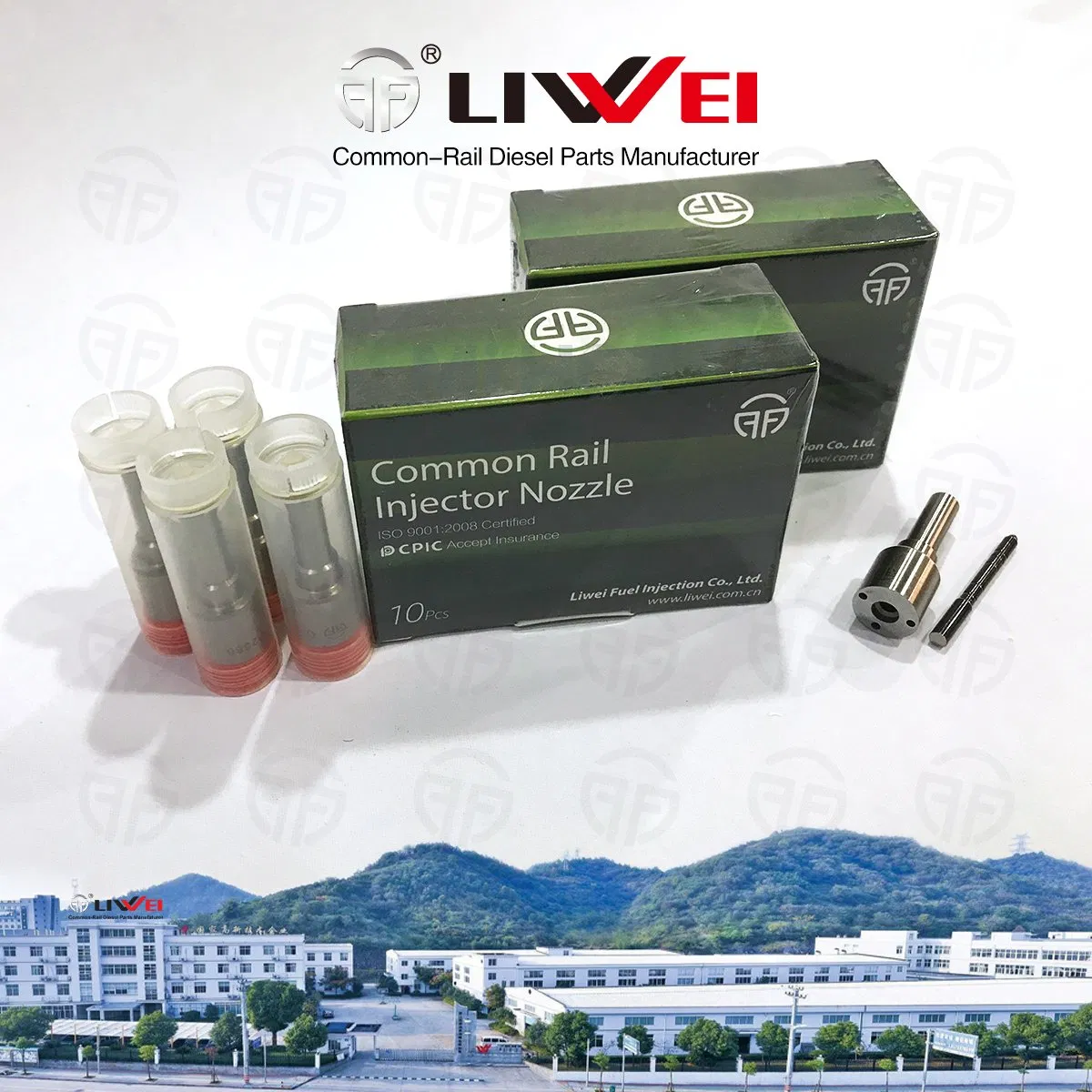 Форсунка Common Rail DLLA 158P 984 Liwei для дизельных двигателей