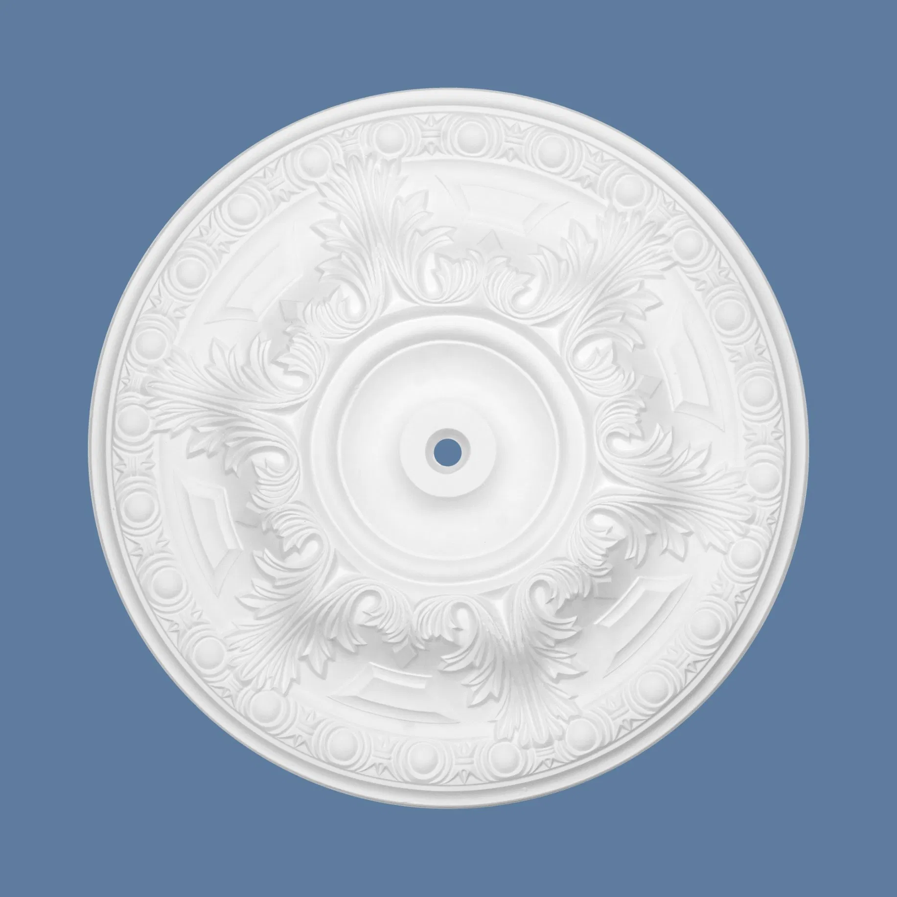 Circular Rosette Expanded Polystyrene High Quality Fireproof Moulding