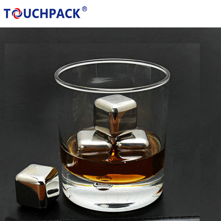 Metal Whiskey Flower Shape Ice Cubes Whiskey Rocks